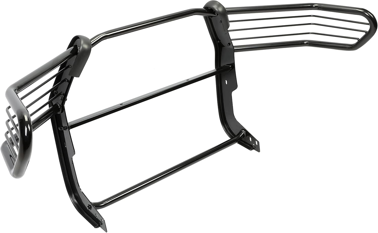 HECASA Front Brush Guard Bumper Grille Compatible with 2016-2023 Toyota Tacoma Bull Bar Brush Push Bar Guard Protector Powder Coated Black Steel Exterior Accessories