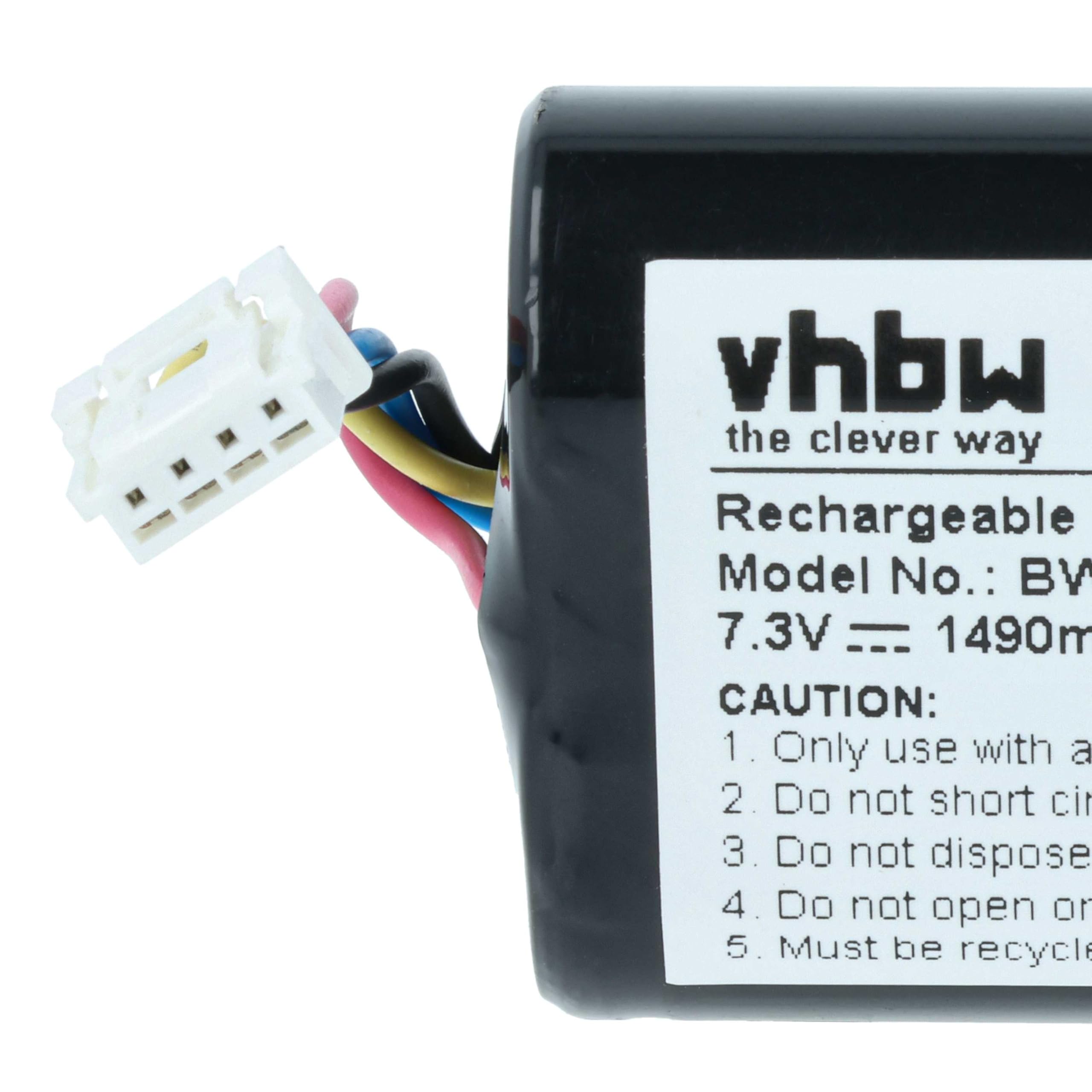 vhbw Akku Ersatz für Skoda 3G0915089 für Telematik-Steuergerät (1,49 Ah, 7,3 V, Li-Ion)