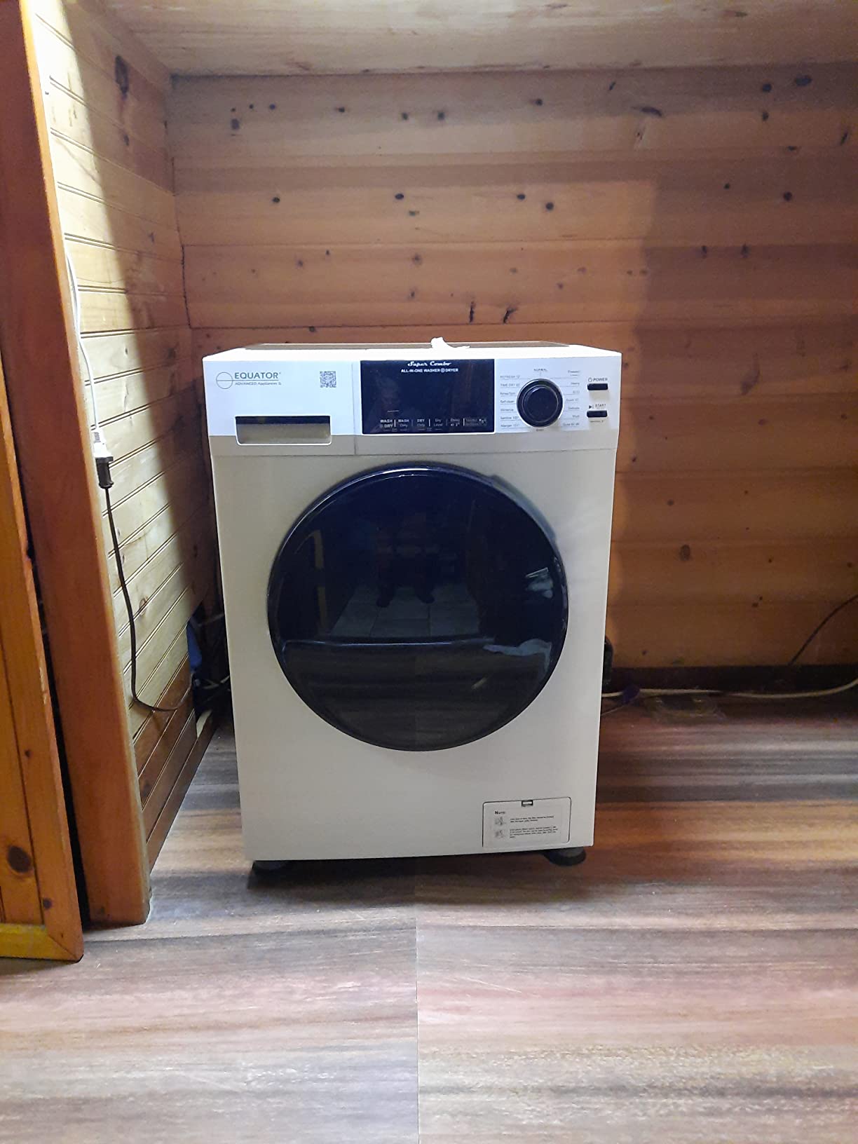 34/mo Finance Equator Digital Compact 110V Vented/Ventless 18 lbs Combo Washer Dryer 1400 RPM