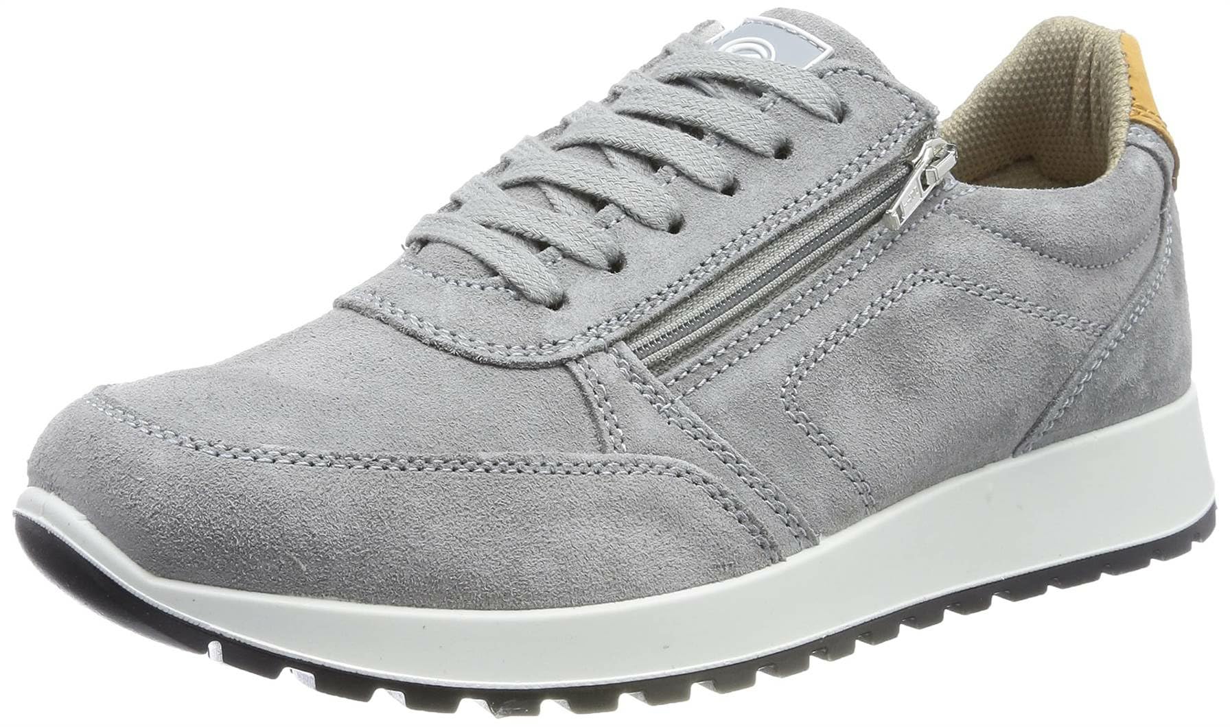 ARA Women's Matteo Trainers, Grey Ochre, 44 EU Weit