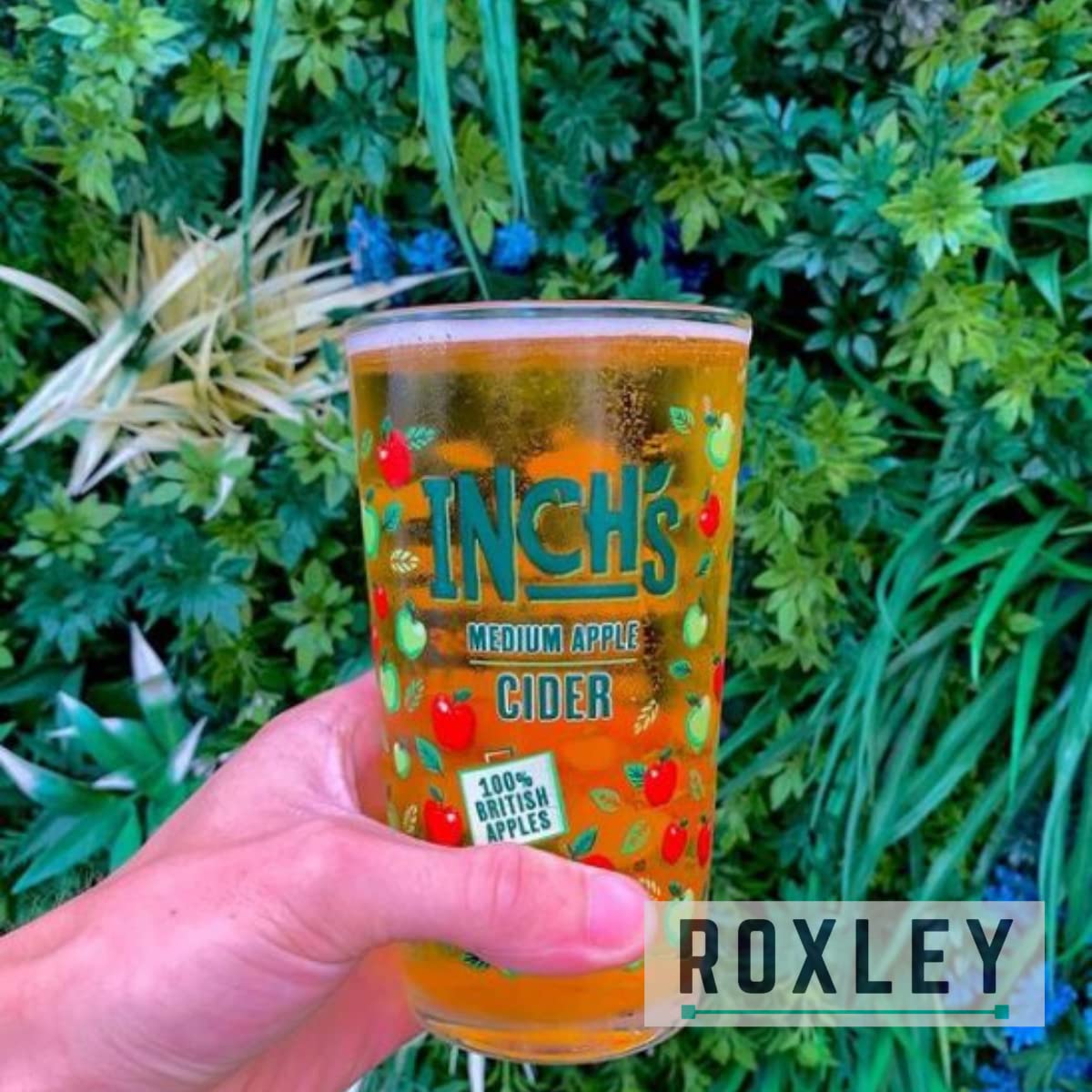 Roxley Grand verre à bière à cidre de 5,1 cm avec 2 tapis de bière