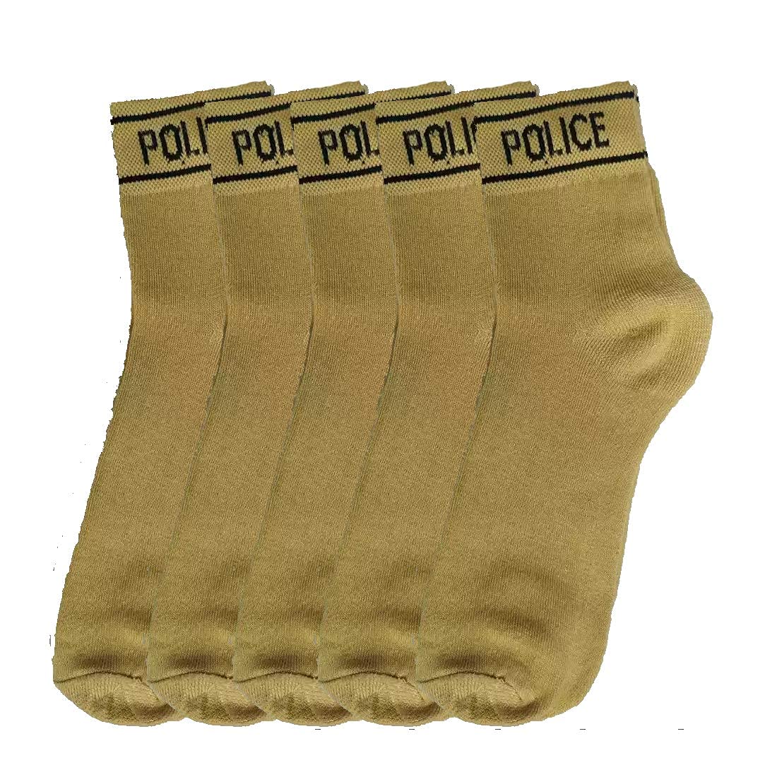 liyana collection Men's/Women's Police Khaki Cotton Full Length Formal Socks - Free Size-picture-15