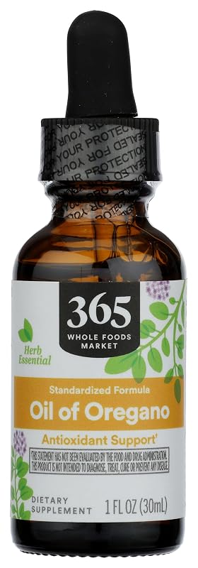 365 by Whole Foods Market – Suplemento fitoterápico de óleo de orégano, extrato líquido, 30 mL