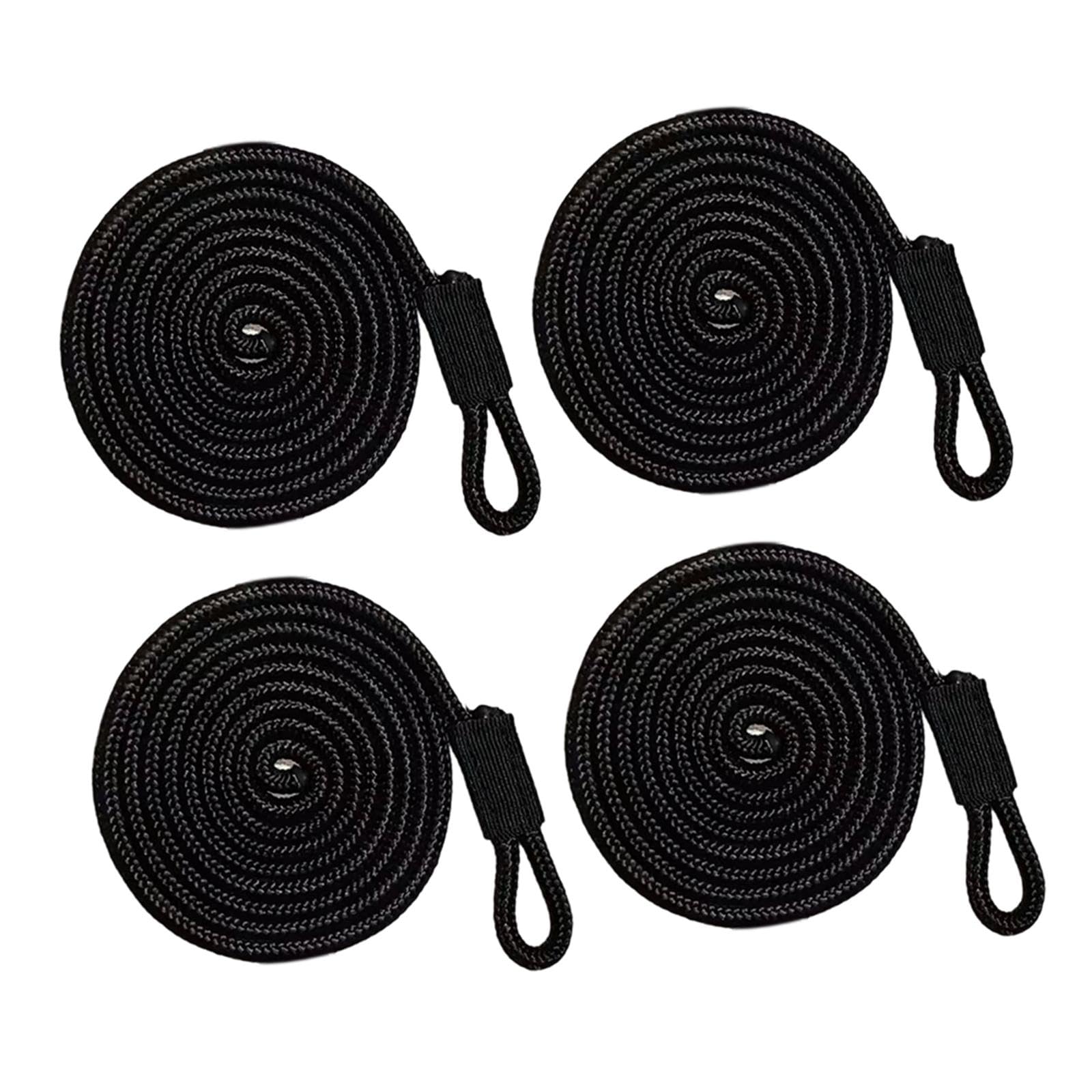 rockible 4 PCS Cordon Elastique, Câbles et Lignes d'Amarrage, Cordes de Protection en PP pour Bateaux, Cordes Pare-Battages pour Petit Bateau, Ponton Ou Bouée