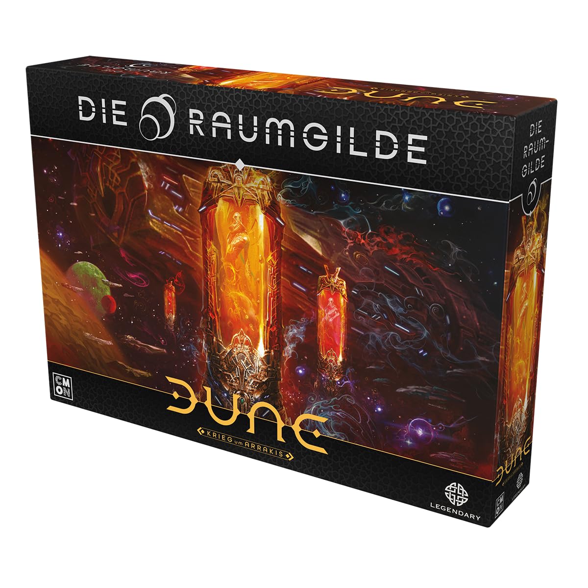 CMON, Dune: Krieg um Arrakis – Die Raumgilde, Erweiterung, Expertenspiel, Strategiespiel, 2-4 Spieler, Ab 14+ Jahren, 120 Minuten, Deutsch