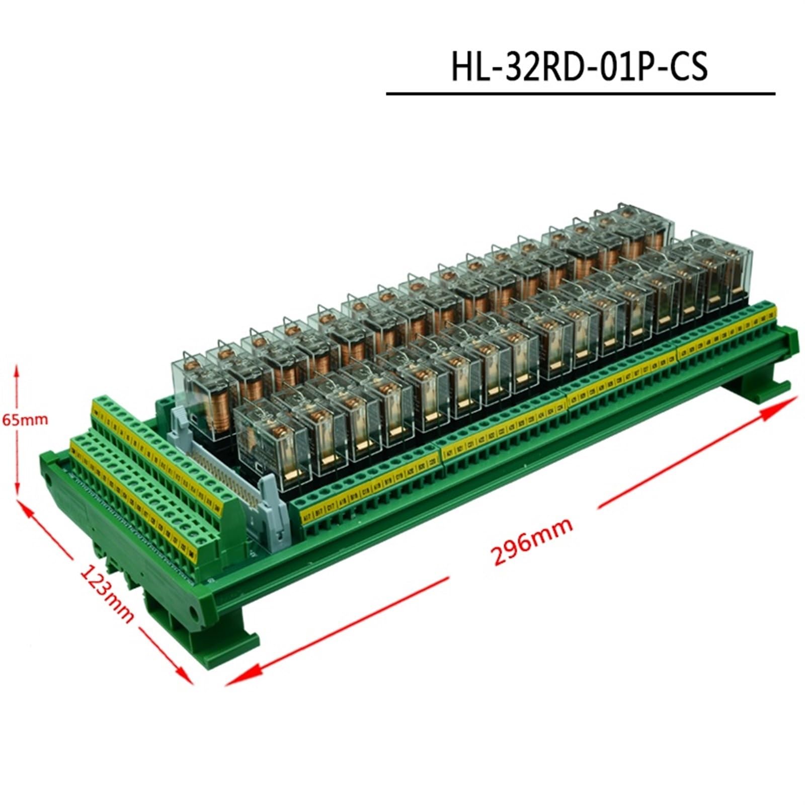 1 szt. 32 kanały G2R-1-E Relay12V 24V 16A Moduł karty sterownika karty wzmacniacza wyjściowego (wejście 12 V)