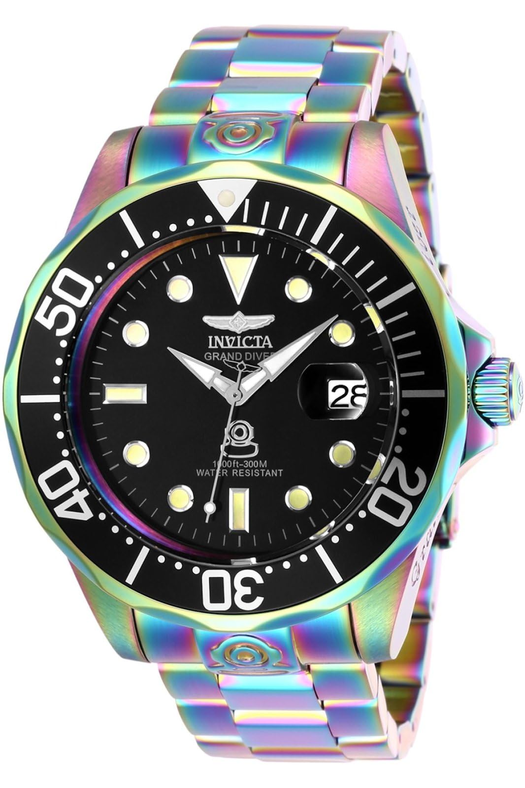 Men's Pro Diver Automatic-self-Wind Diving Watch with Stainless-Steel Strap, Multi, 20 (Model: 26601)