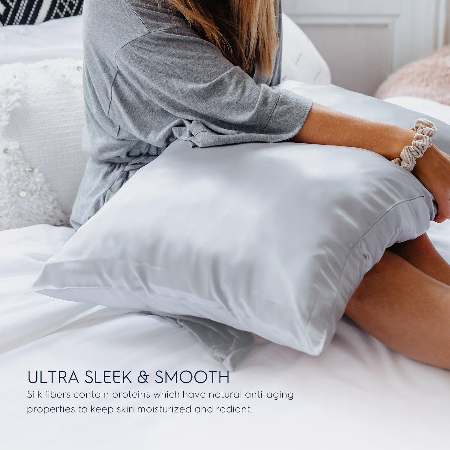 Amazon｜Tafts シルク枕カバー - 22mm 100%ピュアマルベリー 6A シルク