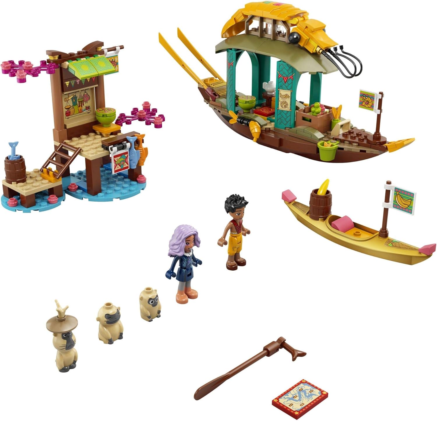 LEGO Disney Boun’s Boat 43185 Building Kit; an Imaginative Toy Building Kit; Best for Kids Who Like Exploring The World and Adventuring with Strong Disney Characters, New 2021 (247 Pieces)