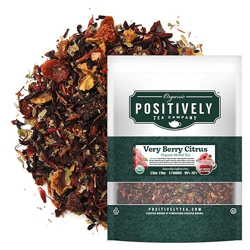 Bolsas de hojas sueltas para té. Orgánicas por USDA. Positively Tea LLC.