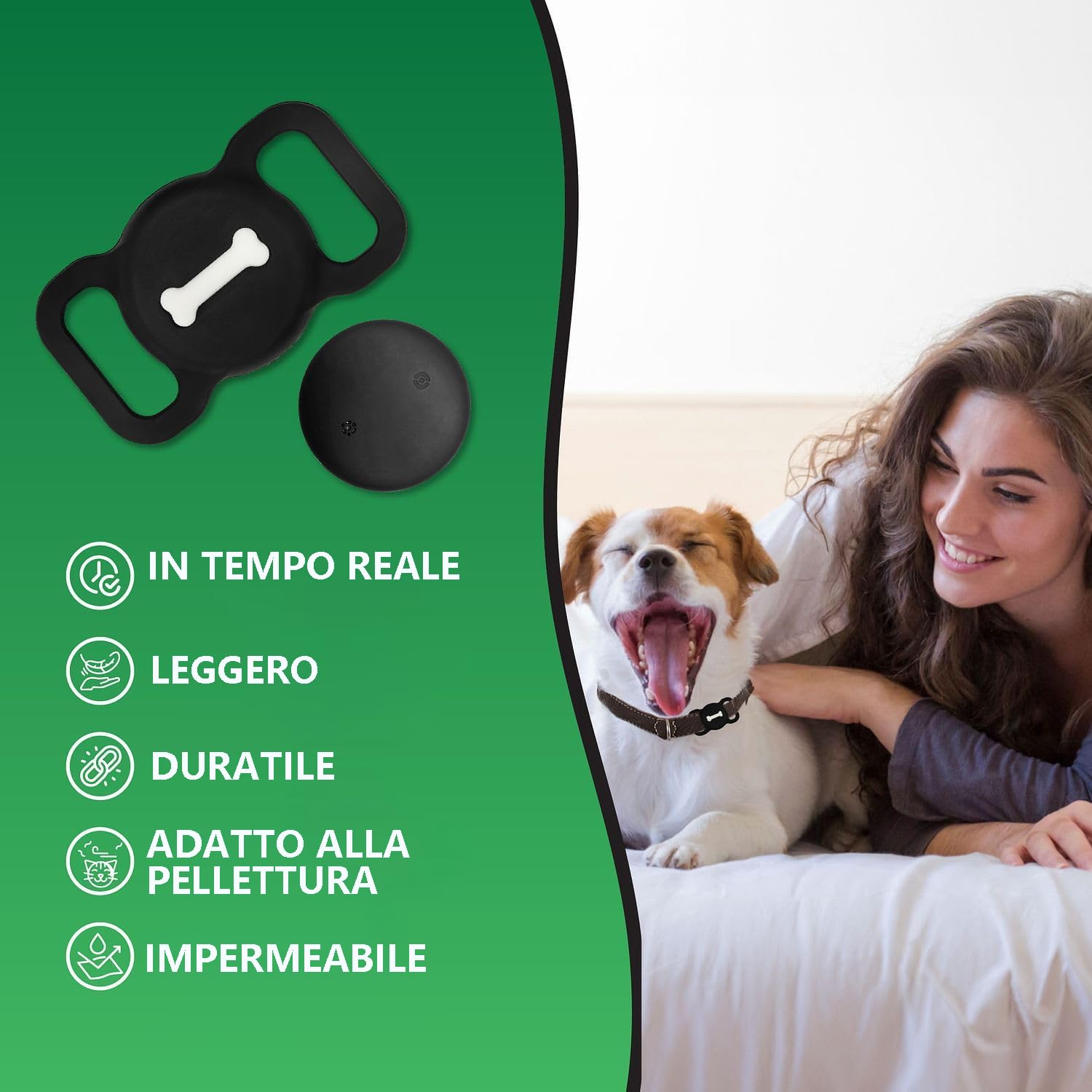 Localizzatore Per Cani Lnicez - Senza Canone Mensile - Compatibile Con App 'Find My' Di Apple - Impermeabile IP68 - Foto 8
