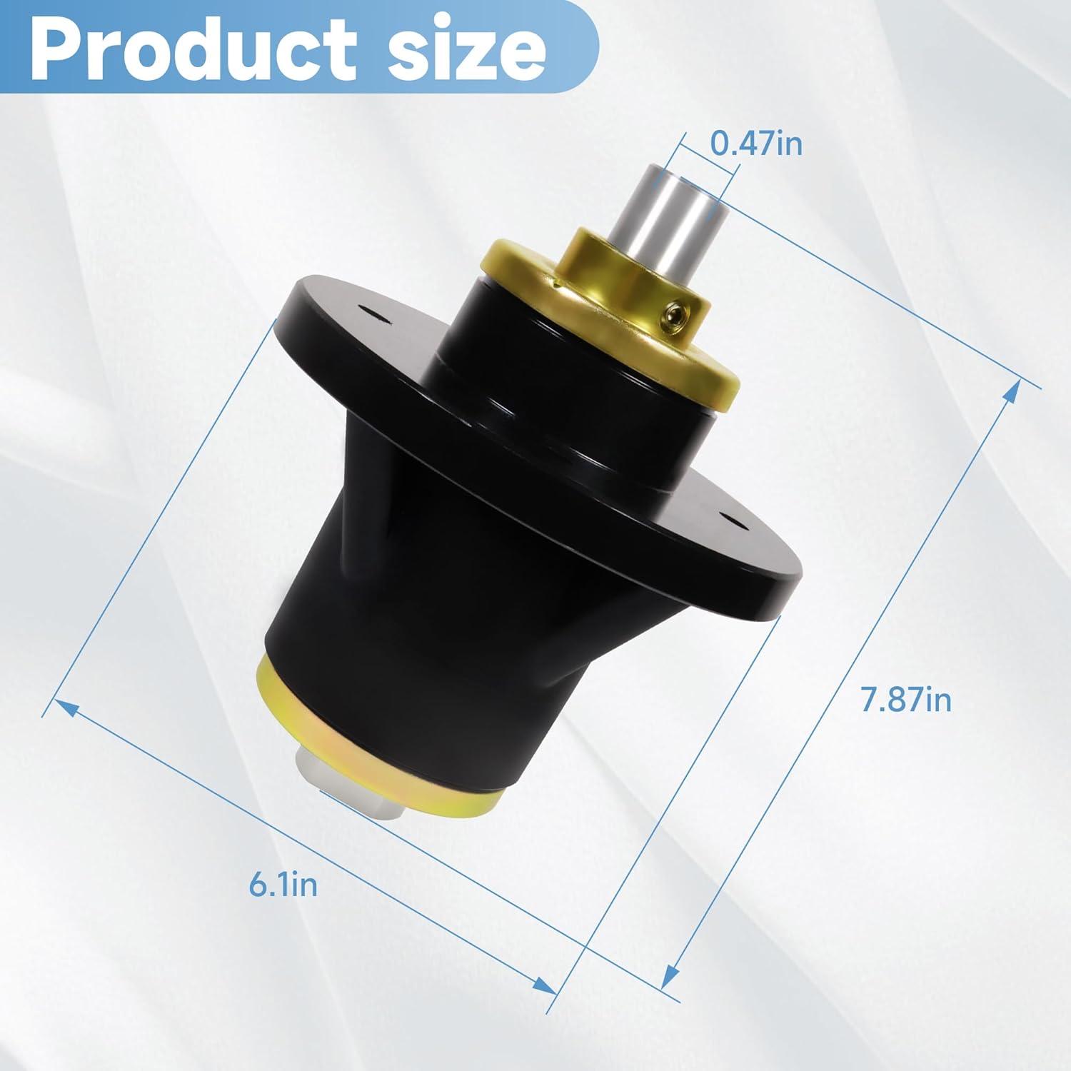 Mower Spindle Assembly Replace 037-8000-00, 037-4000-50, 038-4000-50 for Bad Boy Stand On, Outlaw Extreme XP 48" 54" 61" 72" Deck (Pack of 1)
