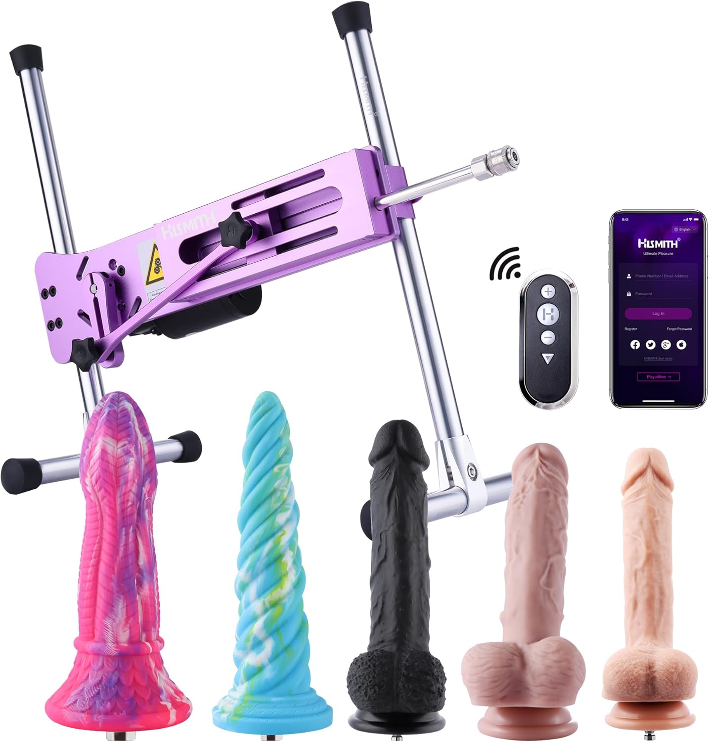 Hismith 100W Premium Sex Machine 3.0 Pro, APP Controlled Sex Machine with KlicLok System, Love Machine Wommen Gift Packaging for Anniversaries