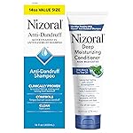 Nizoral Anti-Dandruff Shampoo, 14 Oz + Deep Moisturizing Conditioner, 9.4 Oz Bundle