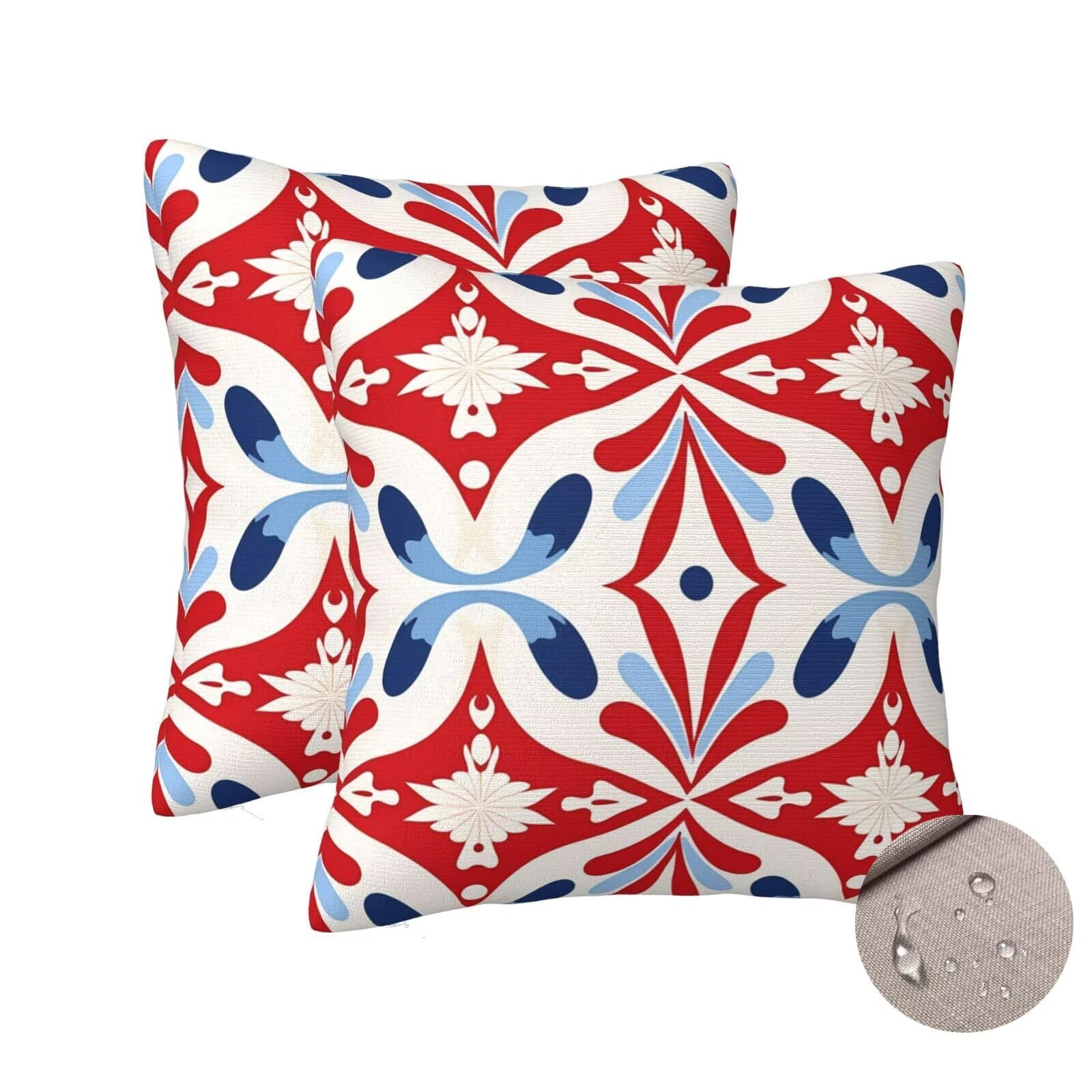 Housse de coussin extérieur imperméable 70x70抗水面料两件套