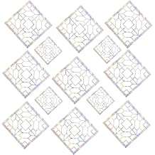 18PCS Window Stickers Prevent Birds from Hitting Windows, Rainbow Sun Catcher Stickers No Glue Required, Non-Adhesive Reusable Vinyl Rainbow Stickers