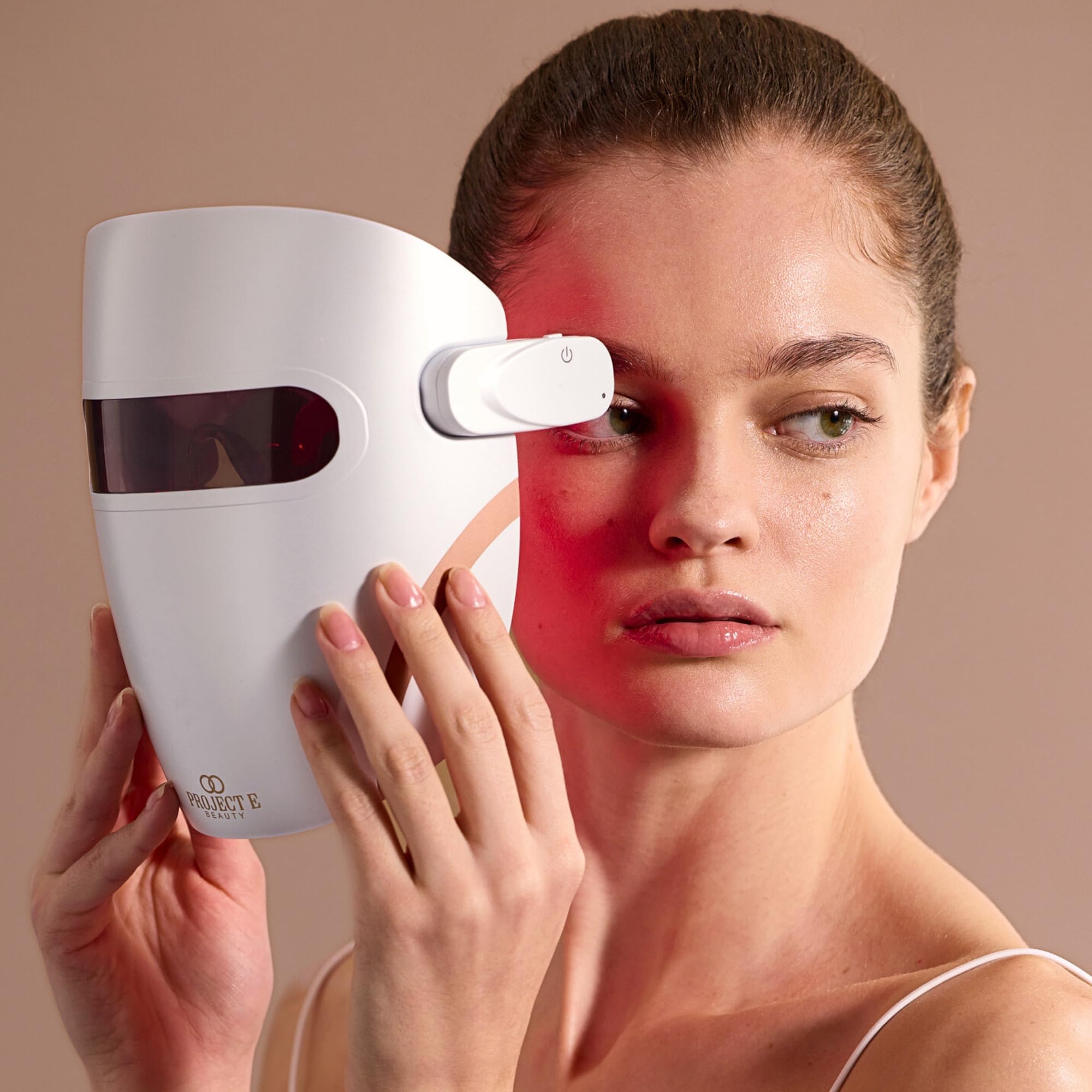 Lumamask Pro LED Light Therapy Mask by Project E Beauty | Infrared, Red & Blue Light Therapy | Collagen Boost | Anti-Wrinkle | Wireless Face Mask | Advanced Skincare (Lumamask Pro)