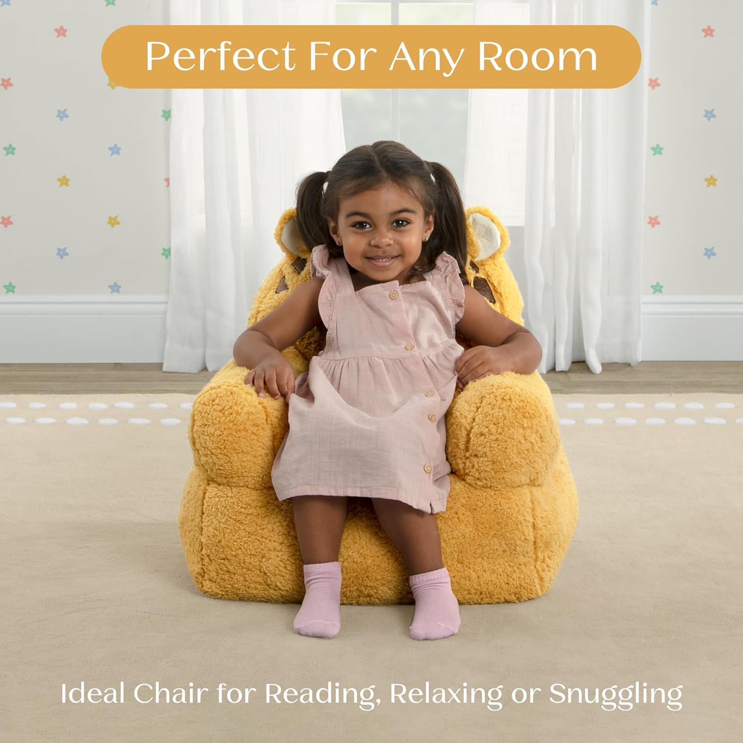 Delta Children Cozee Buddy Chair, Giraffe - Image 3