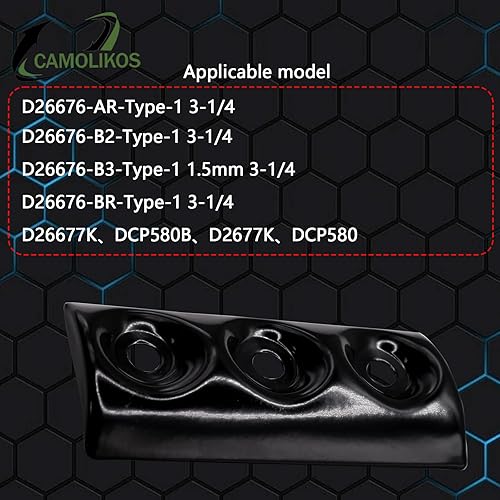 Miniatura 3 de 663290-00 Abrazadera de carpeta de hoja de cepilladora inalámbrica para DeWalt D26677K, D26676, DCP580B reemplazo de pieza (2 piezas)