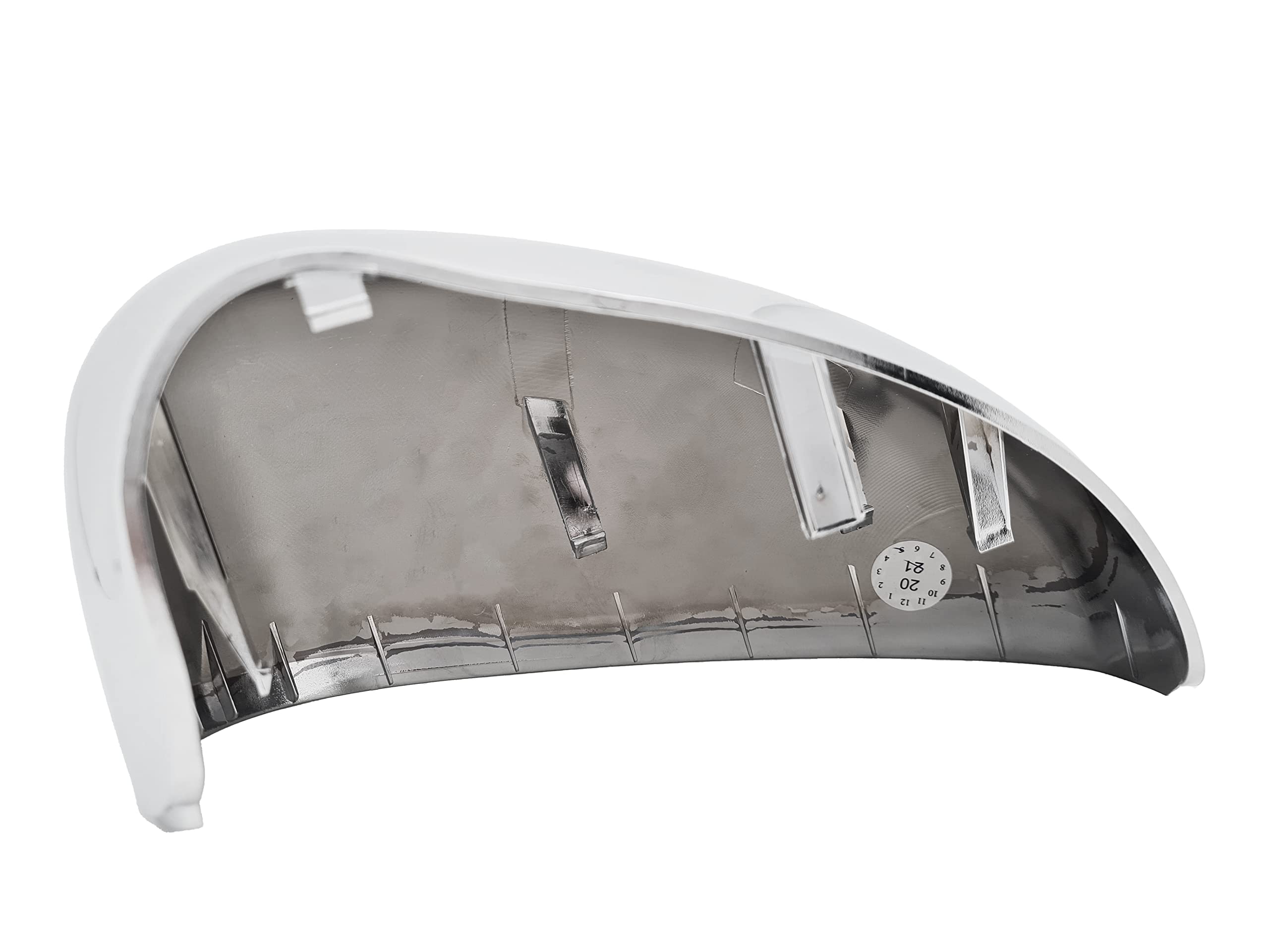 BSSTORE 89830 Carcasa de Espejo Retrovisor Cromada por 500 a Partir de 2007> (Izquierda - Lado del Conductor)