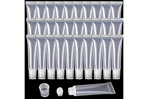 FALADOO Mini Clear Lip Gloss Tubes