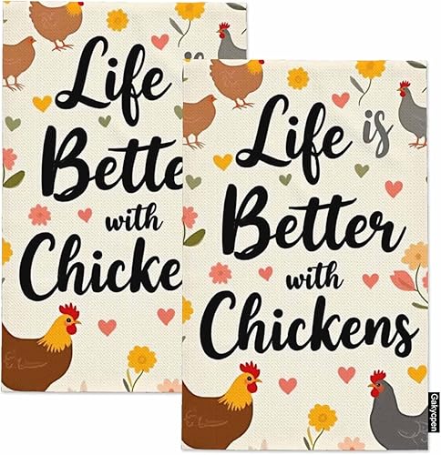 Miniatura 35 de Black Cat - Juego de 2 toallas de cocina con diseño de gato lindo con texto en inglés "Don't Stress Meowt", absorbentes y suaves, para decoración