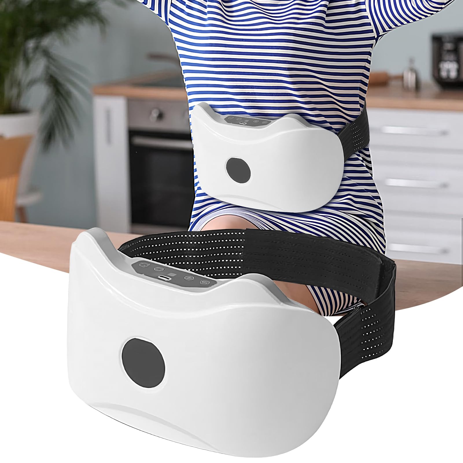 Instrument Électrique De Pétrissage Du Ventre, Masseur Abdominal Électrique Appareil Minceur, Ceinture Abdominale, Vibrapro Sculpteur Minceur,vibra Pro Cellulite Vibrante Sans Fil 3 Intensités