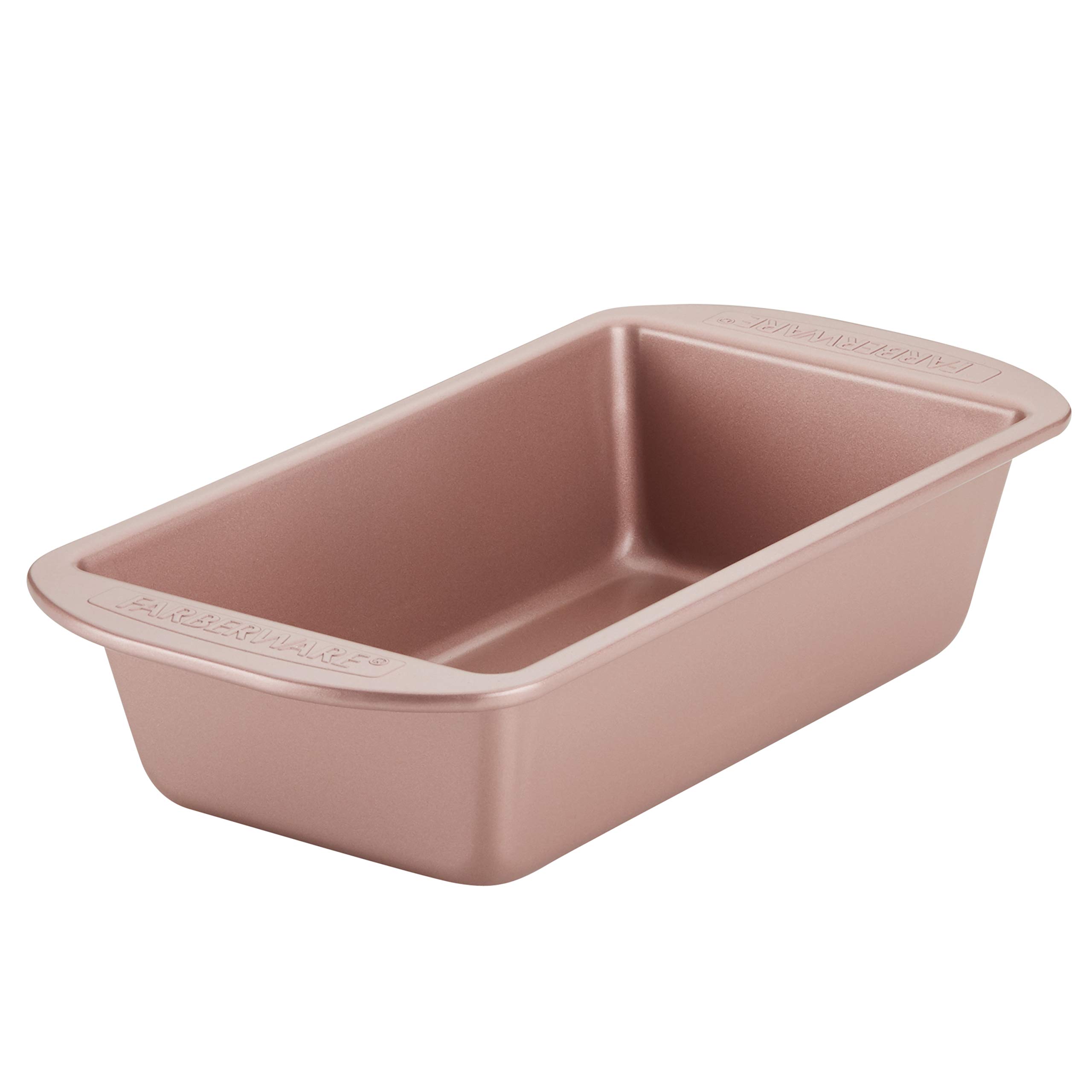 Farberware Nonstick Bakeware Meatloaf/Nonstick Baking Loaf Pan - 9 Inch x 5 Inch, Rose Gold - Loaf Pan