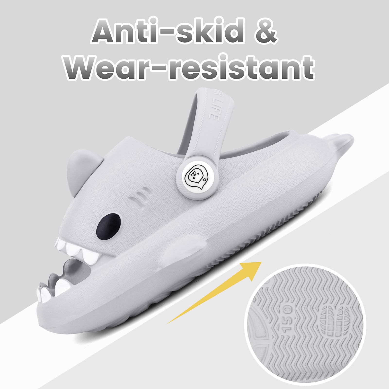 Kinder Hai Hausschuhe Mädchen Hai Pantoffeln Kleinkind Duschpantoffeln rutschfeste Strand Duschen Sandalen Flip Flop Pool Dusche Schuhe Rosa Blau Mintgrün Grau Gelb