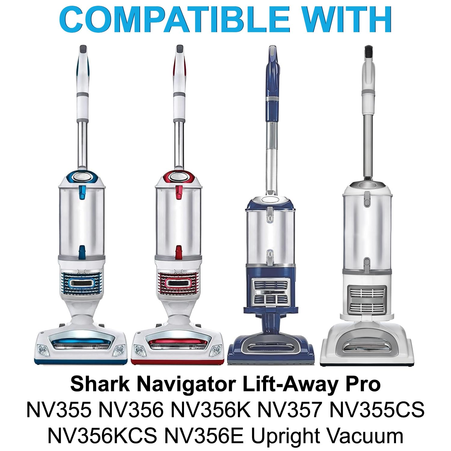 Shark NV501 and NV585 feature comparison chart