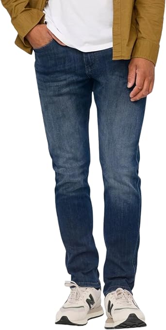 DUER Mens Performance Denim Athletic Taper Jean