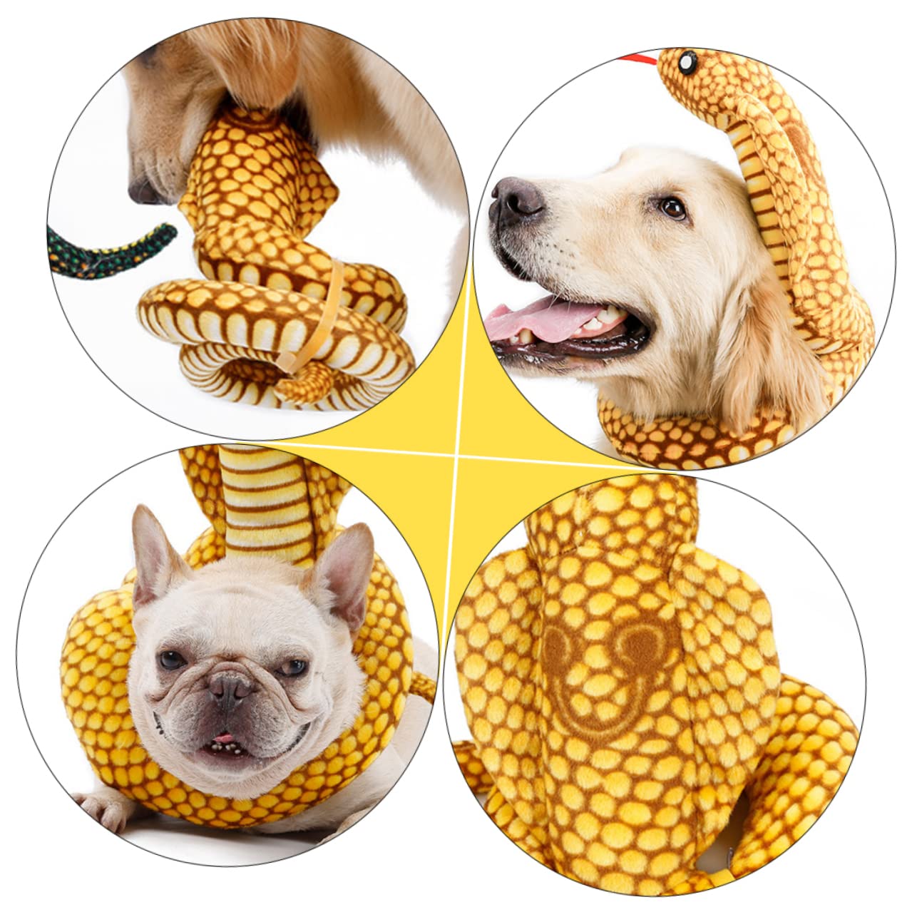 YARNOW 2 Pz Giocattolo Parlante Per Cani Collare Per Animali Domestici Giocattoli Da Per Cuccioli Giocattolo Da Masticare Per Cuccioli Peluche Cotone Vocalizzare Decorazioni