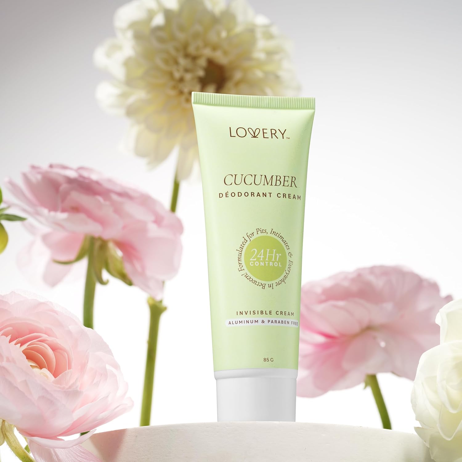 Deodorant Women - Whole Body Aluminum Free Deodorant for Women Cucumber Scented Invisible Cream Tube, Baking Soda Free Skin Loving 3oz - 3 Pack - Image 4