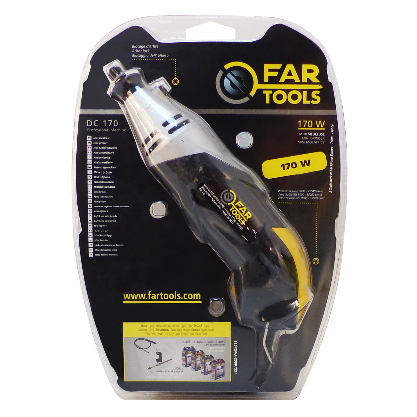 FARTOOLS DCP 170 Mini Meuleuse Puissance 170 W - Meuleuse - Rue Du Commerce