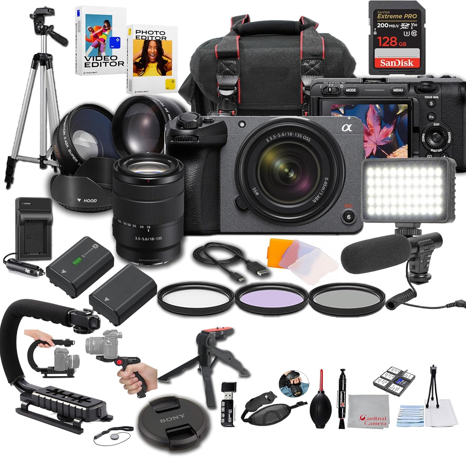 Amazon.com : Sony FX30 Digital Cinema Camera with 18-135mm Lens