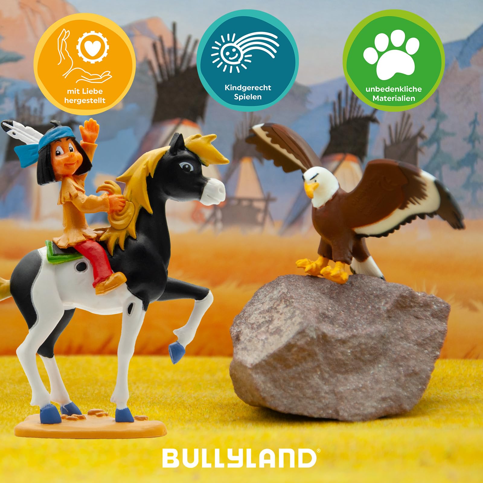 Bullyland 75592-Figura De Juego, Dragón Volando Turquesa, Aprox. 17,8 Cm De Altura, Figura