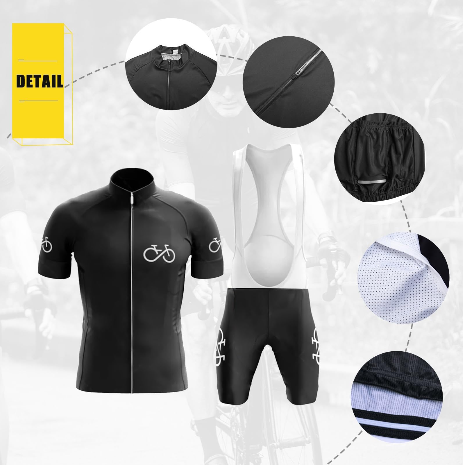 COITROZR Maglia Ciclismo Uomo Personalizzata Maglie Ciclismo MTB a Manica Corta e ad Asciugatura Rapida da Uomo con Logo della Squadra(G