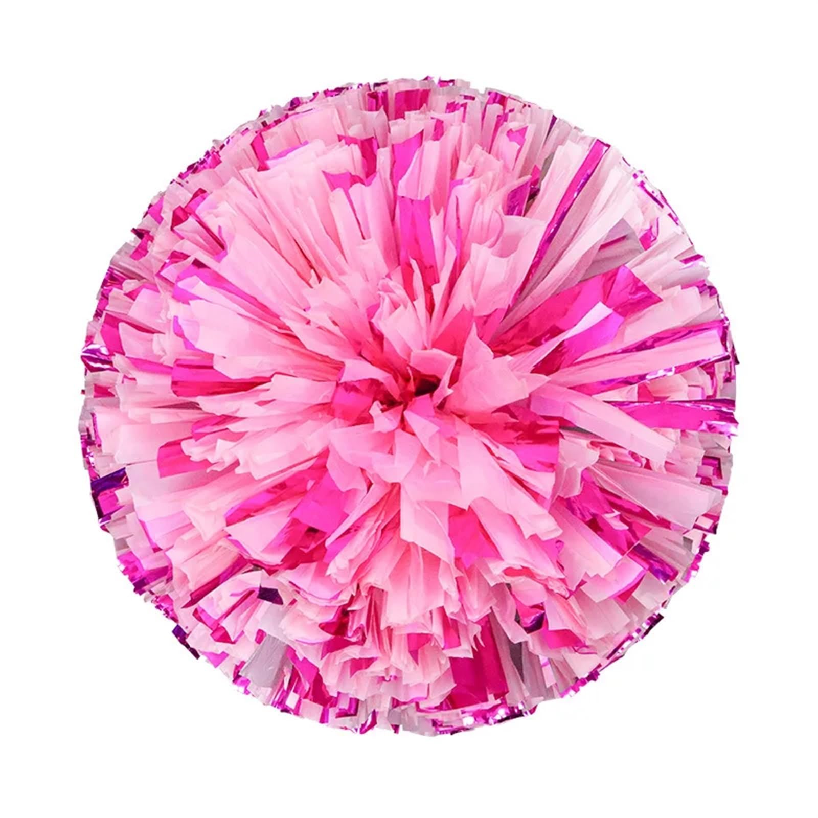 Cheerleader Pom Poms Colorful Cheerleading Pom Poms Finger Cheer Balls Dance Accessories(Color17)