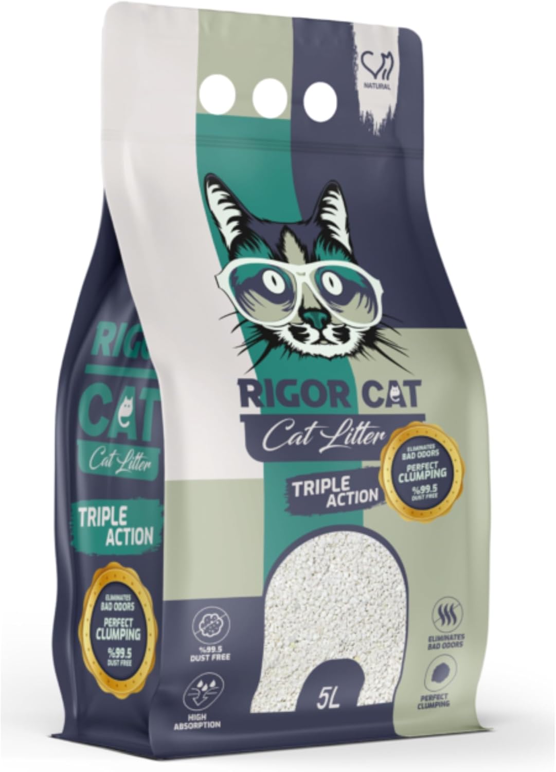 Natural Clumping Cat Litter –...