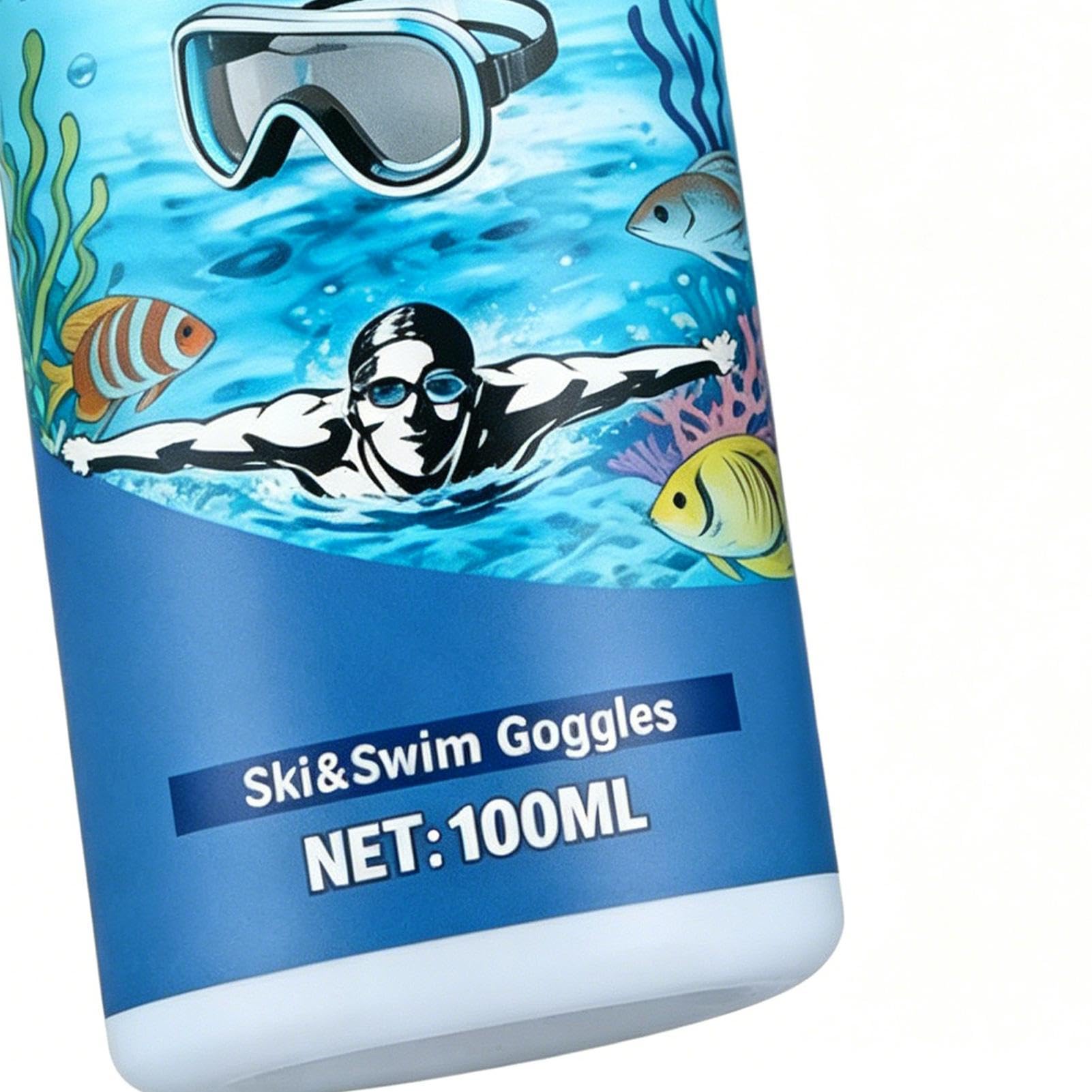 Spray Antiappannamento per Occhialini da Nuoto - 100 ml A Prova Di Perdite E Rimozione Polvere | Liquido Antiappannante per Occhialini e Occhiali da Nuoto,per Occhiali da Sole Visiera del Casco Viaggi