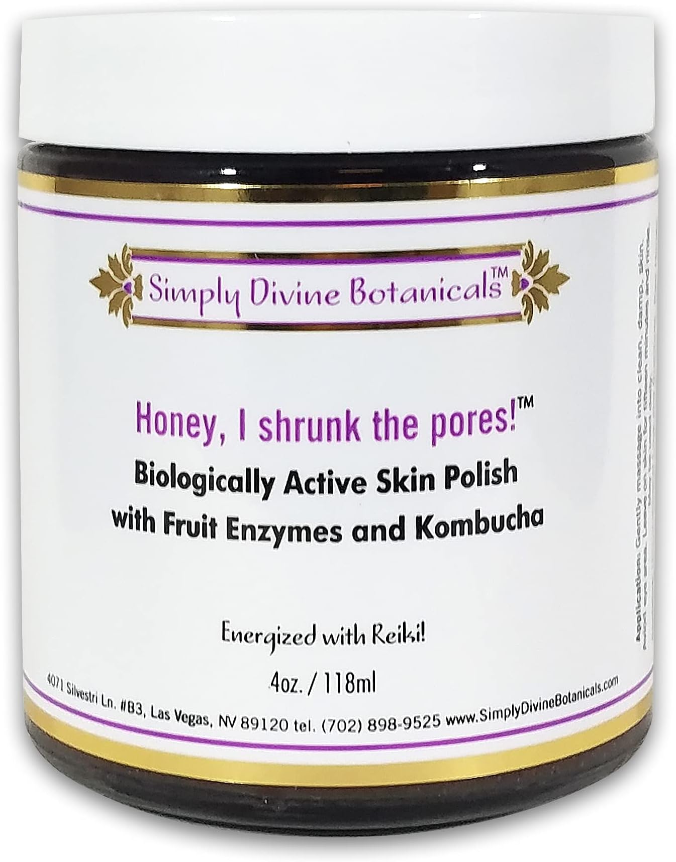 Simply Divine BotanicalsHoney I Shrunk the Pores Skin Polish 120ml
