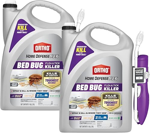 Vista 12 de Ortho Home Defense Max Bed Bug & Flea Killer Powder – Pulgas y chinches en polvo, aplicar a grietas y grietas en marcos de cama y de ventana