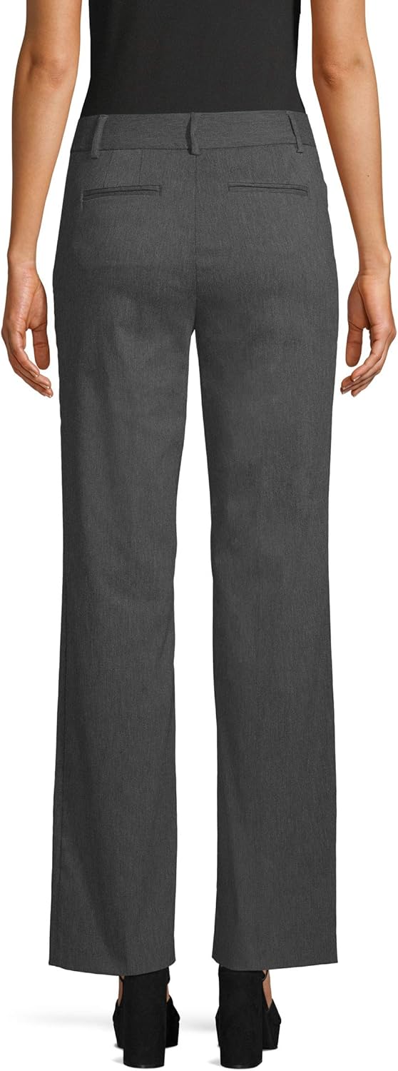 Time and Tru Women's Millennium Constructed Pant (Grey Heather) - Image 3