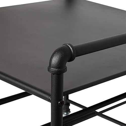 Miniatura 5 de The Fridge Stand Supreme - Organización de cajones - Marco de tubo negro con cajones negros