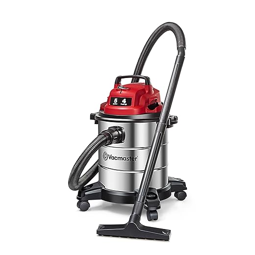 Vacmaster 5-Gallon* 4 Peak HP Stainless Steel Wet/Dry Vacuum – VOC508S 1101