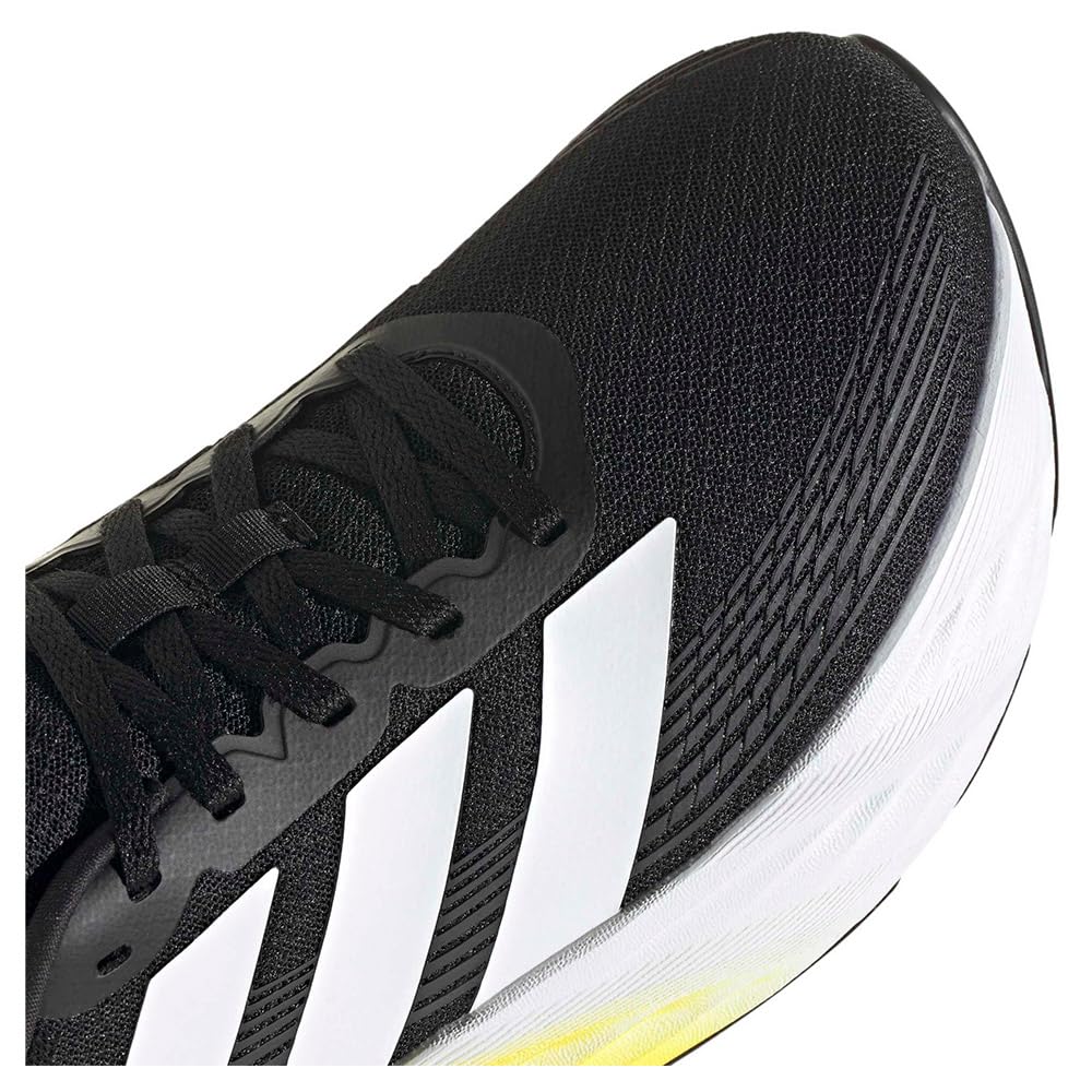 adidas Scarpe Sneakers Uomo Running Galaxy 8 M Jogging Running Nero Bianco Giallo