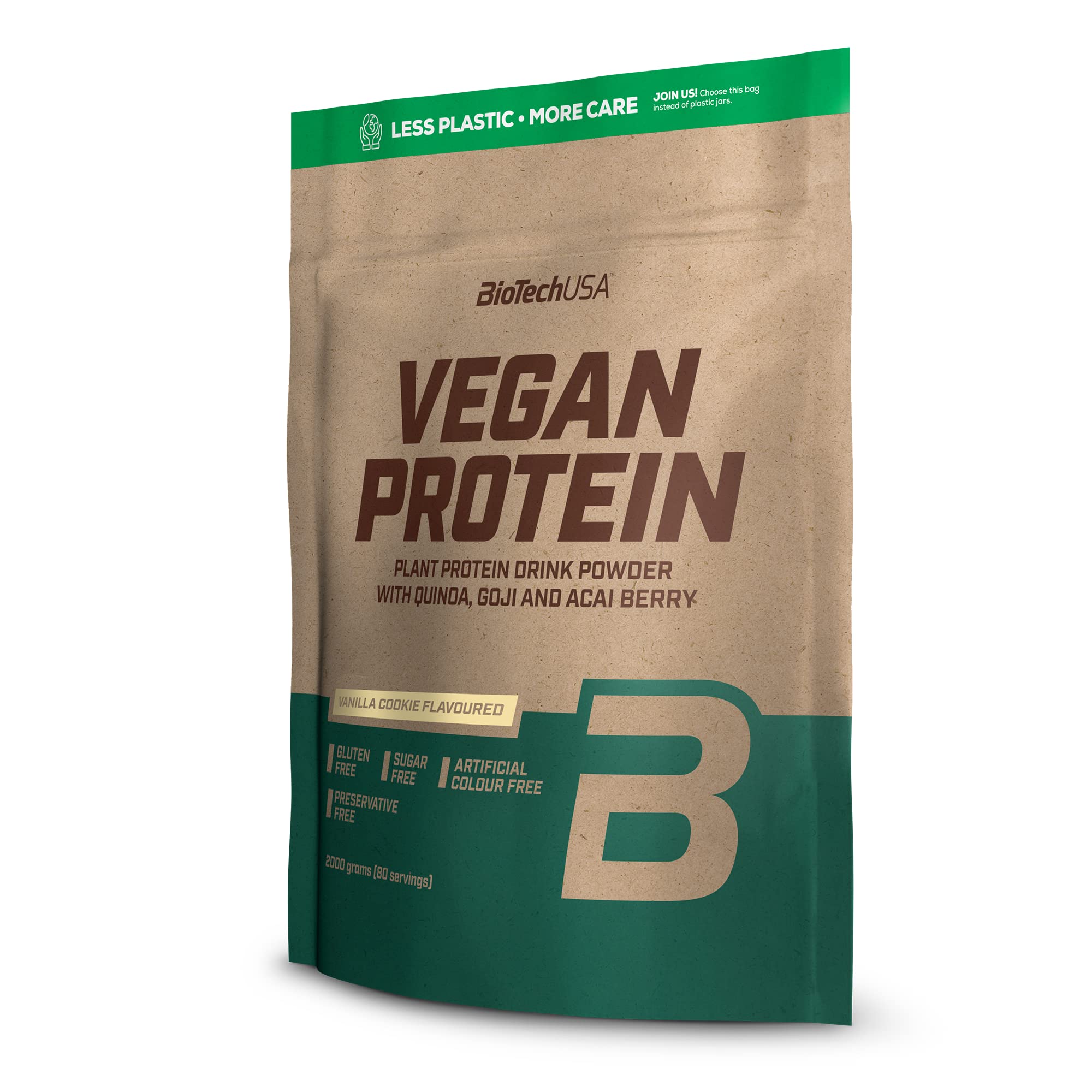 Biotechusa Vegan Protein 2000G-Vanilla Cookie