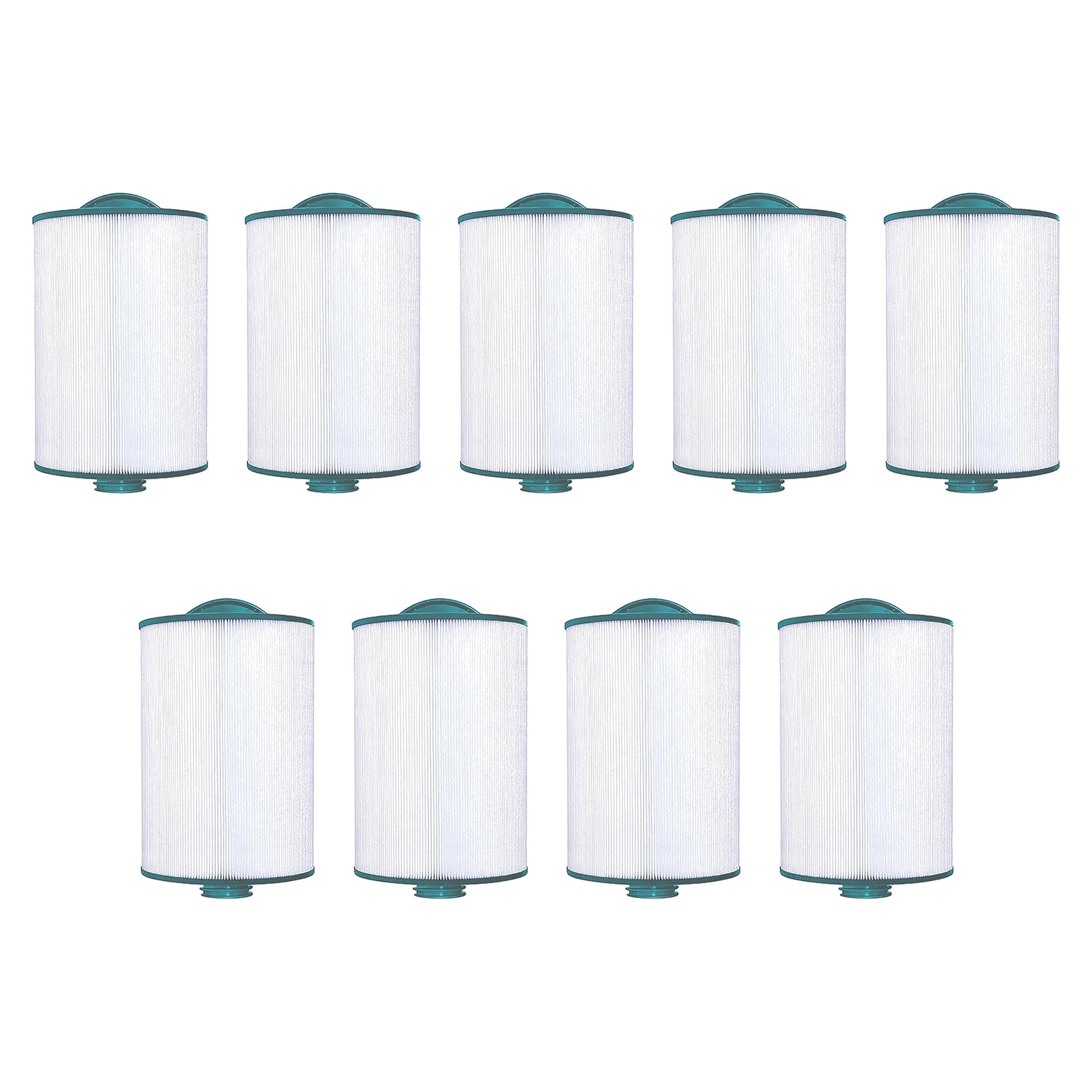 Hurricane Filters HF6H940-01 Advanced Spa Filter Cartridge - Replacement for Pleatco PWW50P3, Unicel 6CH-940, Filbur FC-0359, 9 Pack