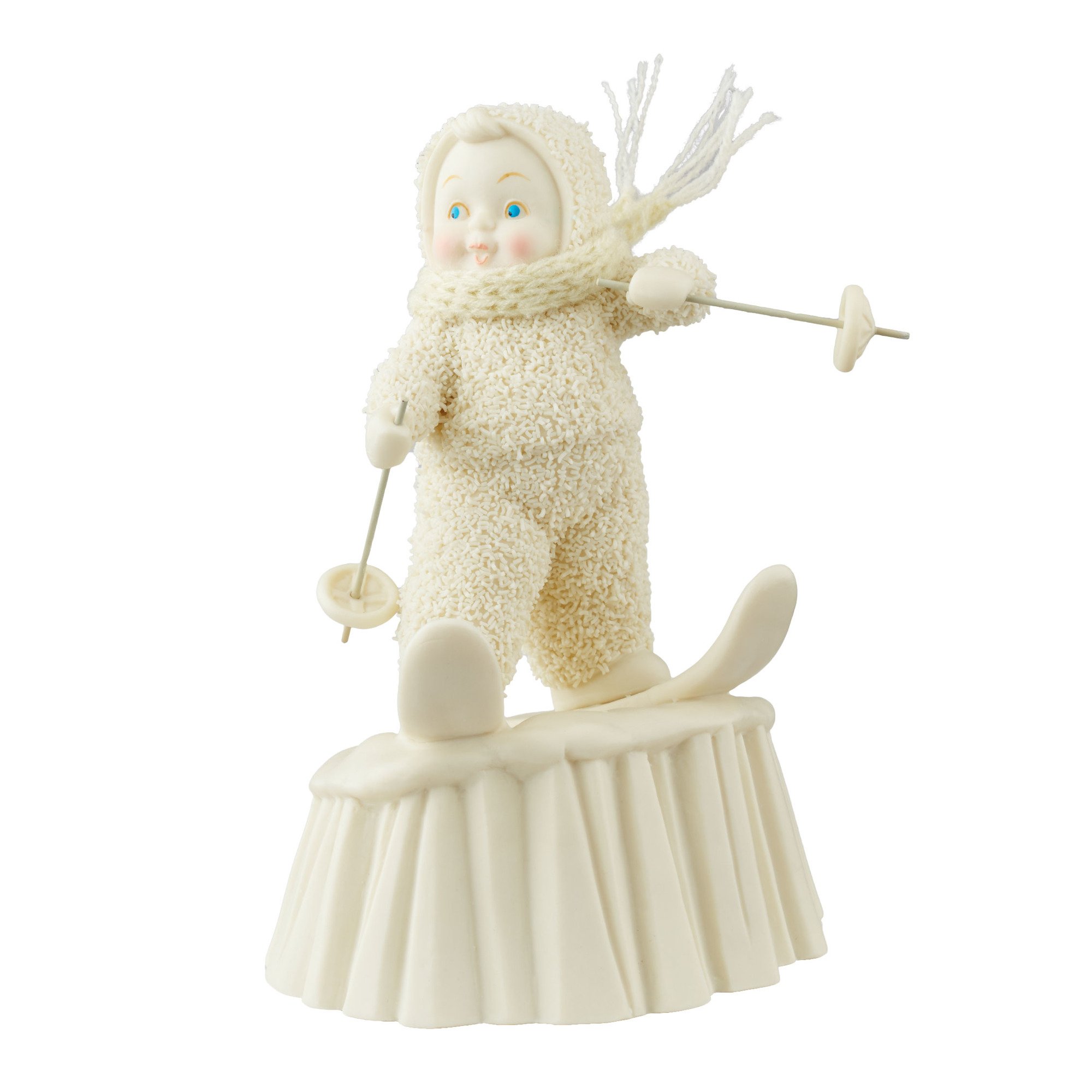 Snowbabies Figurine de Noël King of The Hill pour une décoration de table hivernale magique