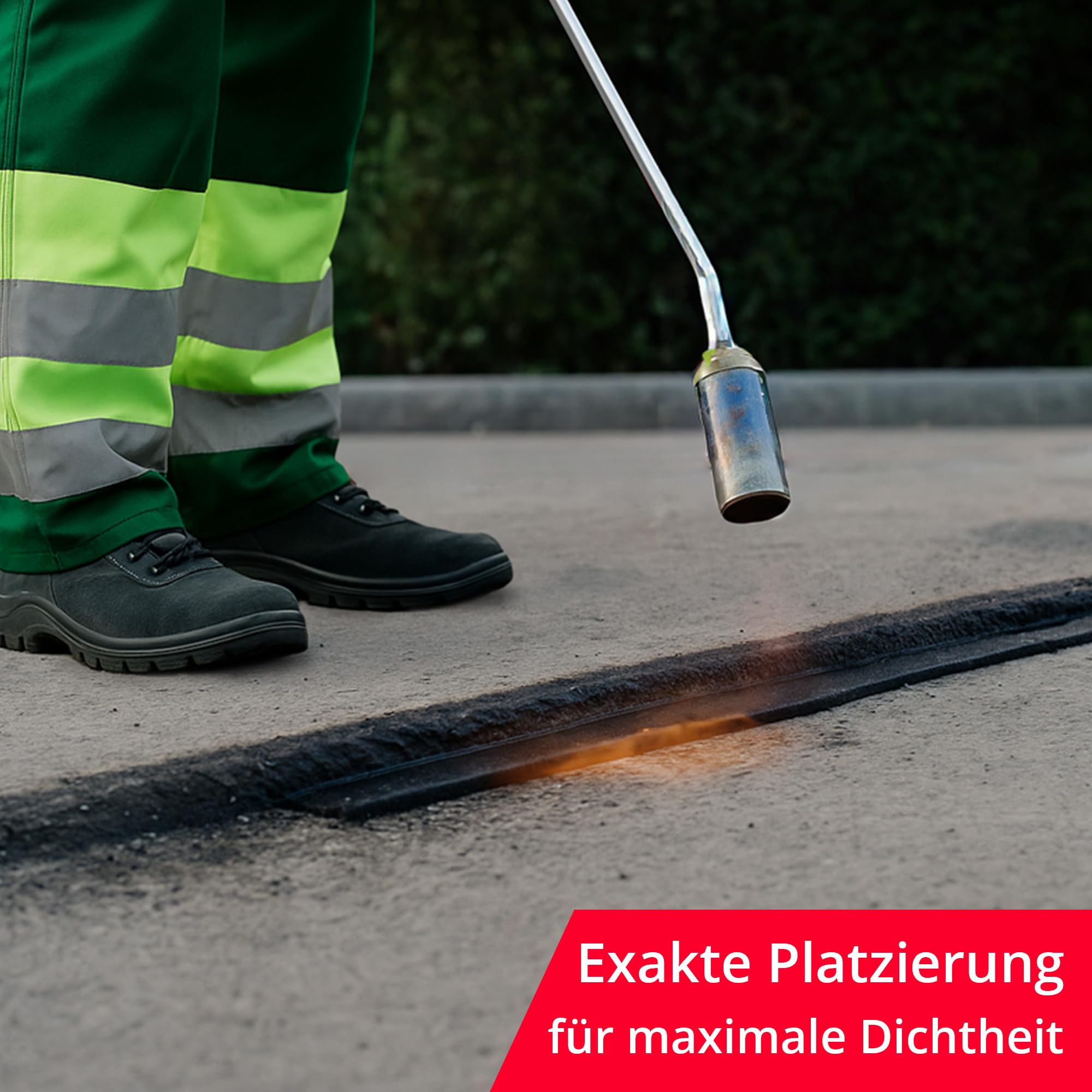 BORNIT Fugenband aus Polymerbitumen, 40m/Karton (40x10 mm) | für dauerhafte Asphaltfugen und Straßensanierung, zur langlebigen Abdichtung im Straßenbau